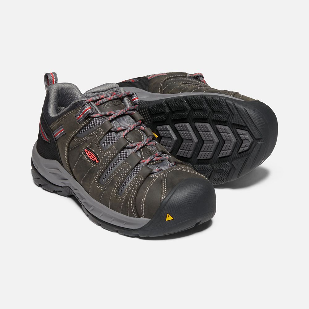 Keen Iş Ayakkabısı Kadın Koyu Gri - Flint Ii (Steel Toe) - Türkiye VXIE95417